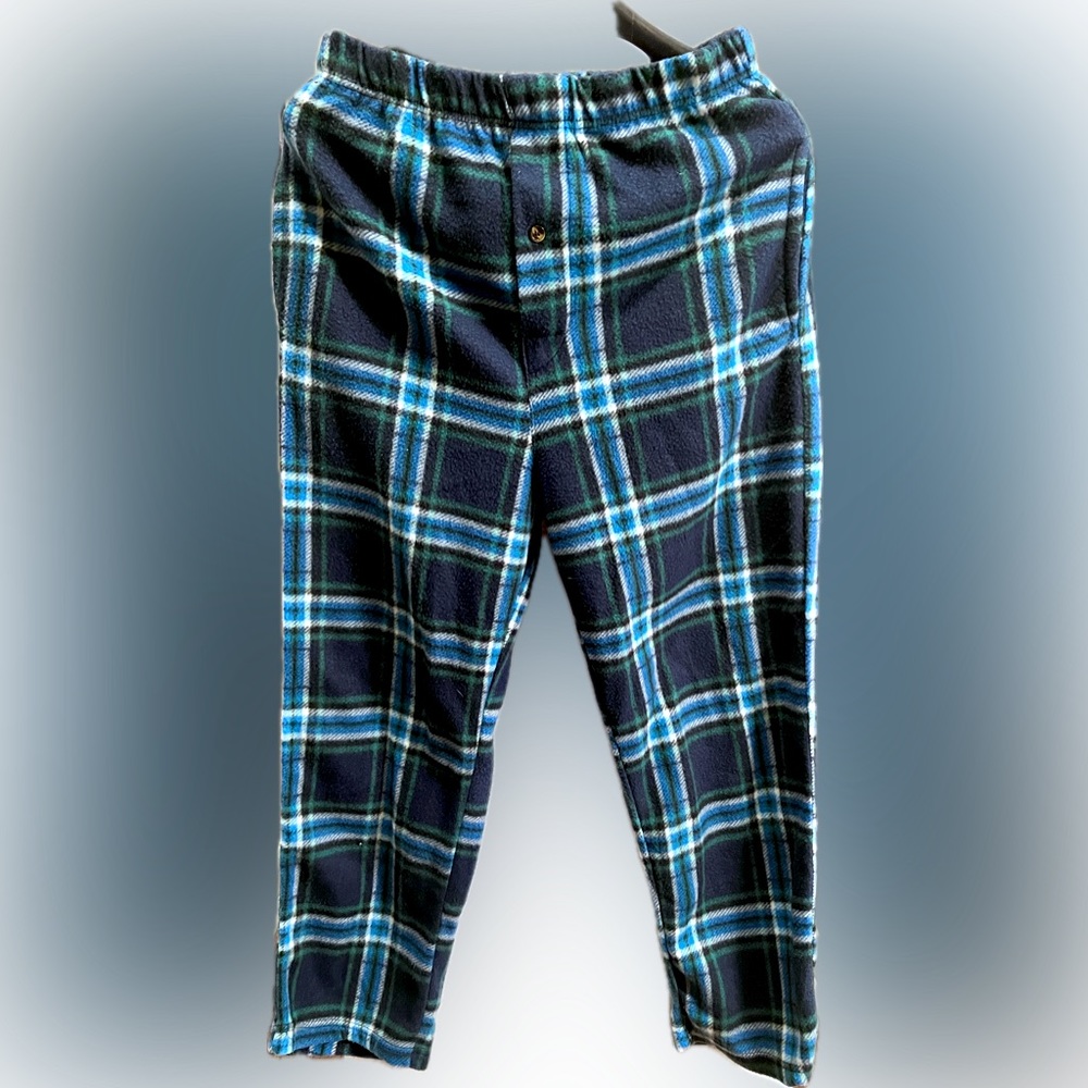Essential Sleepwear by Seven Apparel Men’s Plaid Pajama Bottoms